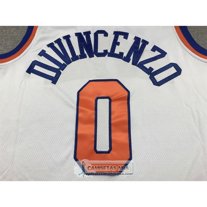 Camiseta New York Knicks Donte Divincenzo NO 0 Association Blanco